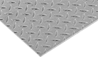Image of Product. Front orientation. Floor Plates. Floor Plates, Diamond Tread.