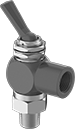 Image of Product. Front orientation. Directional Control Valves. Single-Action Air Directional Control Valves, Style J.