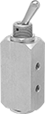 Image of Product. Front orientation. Directional Control Valves. Single-Action Air Directional Control Valves, Style E.