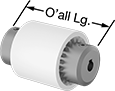 Image of System. Front orientation. Contains Annotated. Flexible Shaft Couplings. Lightweight Flexible Shaft Couplings.