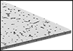 Image of Product. Front orientation. Contains Border. Ceiling Tiles. Ceiling Tiles, Mineral Fiber with Flush Edge, Fissured.