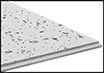 Image of Product. Front orientation. Contains Border. Ceiling Tiles. Ceiling Tiles, Mineral Fiber with Recessed Edge, Fissured.