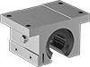 High-Load Mounted Linear Ball Bearings for Support Rail Shafts