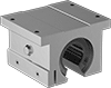 High-Load Mounted Linear Ball Bearings for Support Rail Shafts