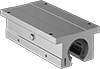 High-Load Mounted Linear Ball Bearings for Support Rail Shafts