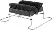 Image of Product. Flipped Down. Front orientation. Boot Brushes.