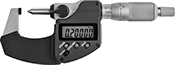 Image of Product. Front orientation. Outside Micrometers. Digital Outside Micrometers for Wire Crimps.