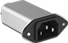 EMI Filtering IEC Connectors with Integrated Power Supply