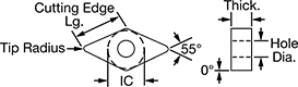 Image of Attribute. Front orientation. Contains Annotated. DNGA Insert.