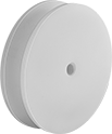 Image of Product. UHMW Polyethylene, Solid Body. Front orientation. UHMW Polyethylene. V-Belt Drive Pulleys, Solid Body.