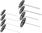 Image of Product. Front orientation. T-Handle Keys. High-Leverage Easy-Align Ball-Tip T-Handle Key Sets.