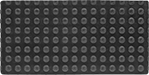 Image of Product. Front orientation. Antislip Tape. Nonabrasive Antislip Tape, Rectangle, Raised-Disc Tread.