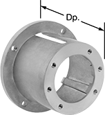 Image of Product. Front orientation. Contains Annotated. Pump-to-Motor Mount Adapters. Hydraulic Pump-to-Motor Mount Adapters.