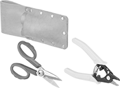 Image of Product. Front orientation. Wire and Cable Strippers. Fiber-Optic Tool Kits, 2 Pieces.