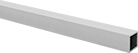 Image of Product. Front orientation. Square Rail. Heavy Duty Clamp-On Framing and Fittings, Rails.