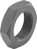 Image of Product. Front orientation. Cylinder Mount Nuts. Threaded-Body Hydraulic Cylinders.
