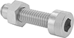 Image of Product. Front orientation. Fasteners. Clamp-On Framing and Fittings .