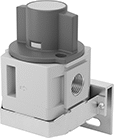 Image of Product. Front orientation. Directional Control Valves. Safety-Lockout Single-Action Air Directional Control Valves.