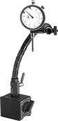 Image of Product. Front orientation. Variance Indicators. Economy Dial Plunger Variance Indicators with Flexible-Arm Magnetic-Base Holder.