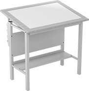 Image of Product. Bottom orientation. Light Boxes. Light Tables .