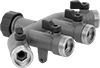 Wye-Shaped On/Off Valves with Garden Hose Threads