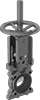 Flanged Gradual On/Off Valves for Thick Liquids and Dry Materials