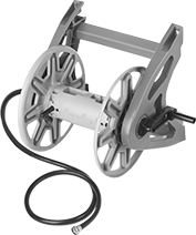 Image of Product. Front orientation. Hose Reels. Wall-Mount Reels for Garden Hose, Style B.