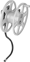 Image of Product. Front orientation. Hose Reels. Wall-Mount Reels for Garden Hose, Style H.