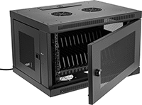 Image of Product. Front orientation. Battery Chargers. USB Battery Charging Stations, Surface Mount/Wall Mount with Keyed Lock.