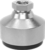 Vibration-Damping Swivel Leveling Mounts with Threaded Hole