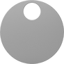 Image of Product. Front orientation. Tags. Choose-a-Color Metal Engraving and Stamping Tags, Round, Style B.