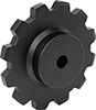 Sprockets for Clog-Resistant Flat-Edge Roller Chain