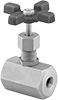 Panel-Mount High-Pressure Threaded Precision Flow-Adjustment Valves