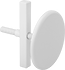 Image of Product. Front orientation. Faucet Hole Covers. ABS.