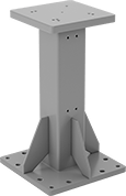 Image of Product. Back orientation. Robot Pedestals. Industrial Robot Pedestals, Pedestals.