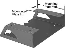 Image of Product. Front orientation. Contains Annotated. Robot Controller Mounts. Robot Pedestals, Bolt-On Round Pedestals.