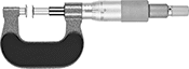 Image of Product. Front orientation. Outside Micrometers. Outside Micrometers for Thin Materials.