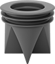 Image of Product. Front orientation. Floor Drain Trap Seals.