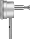 Image of Product. Side View. Side1 orientation. Variance Indicators. Economy Continuous Dial Back Plunger Variance Indicators with Clamp-On Holder.
