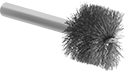 Image of Product. Round Shank. Front orientation. Round Shank. Tube Brushes.