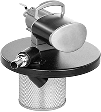 Image of Product. Front orientation. Vacuum Cleaners. Air-Powered Drum-Top Wet/Dry Vacuum Cleaners.