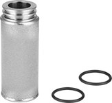 Image of Product. Front orientation. Filter Cartridges. Sanitary Metal Filter Housings with Cartridge for Food and Beverage Steam Lines.