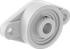 Ultra-Corrosion-Resistant Mounted Ball Bearings with Two-Bolt Flange