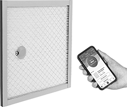 Image of ProductInUse. Back orientation. Air Filters. Smart High-Efficiency Pleated Panel Air Filters.