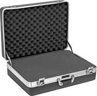 Image of Product. Style E. Front orientation. Cases. Protective Storage Cases with Foam, Plastic Keyed-Lock Cases, Style E.