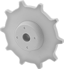 Image of Product. Front orientation. Conveyor Belt Drive Sprockets. Conveyor Belt Drive Sprockets, One Piece, For Belt Series Number 1701.