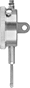 Image of Product. Side View. Side2 orientation. Variance Indicators. Economy Dial Plunger Variance Indicators with Clamp-On Holder.