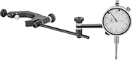 Image of Product. C-Clamp. Front orientation. Variance Indicators. Economy Dial Plunger Variance Indicators with Clamp-On Holder, Lug Mount, Stem Mount, C-Clamp.