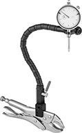 Image of Product. Plier Clamp. Front orientation. Variance Indicators. Economy Dial Plunger Variance Indicators with Clamp-On Holder, Lug Mount, Stem Mount, Plier Clamp.