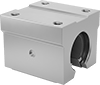 Mounted Linear Sleeve Bearings for Support Rail Shafts